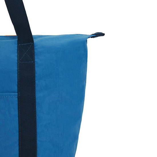 Bolso Tote Kipling Art Medium Lite Azules | MX 1449TC